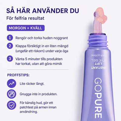 Ögon kräm mot Påsar & Linjer